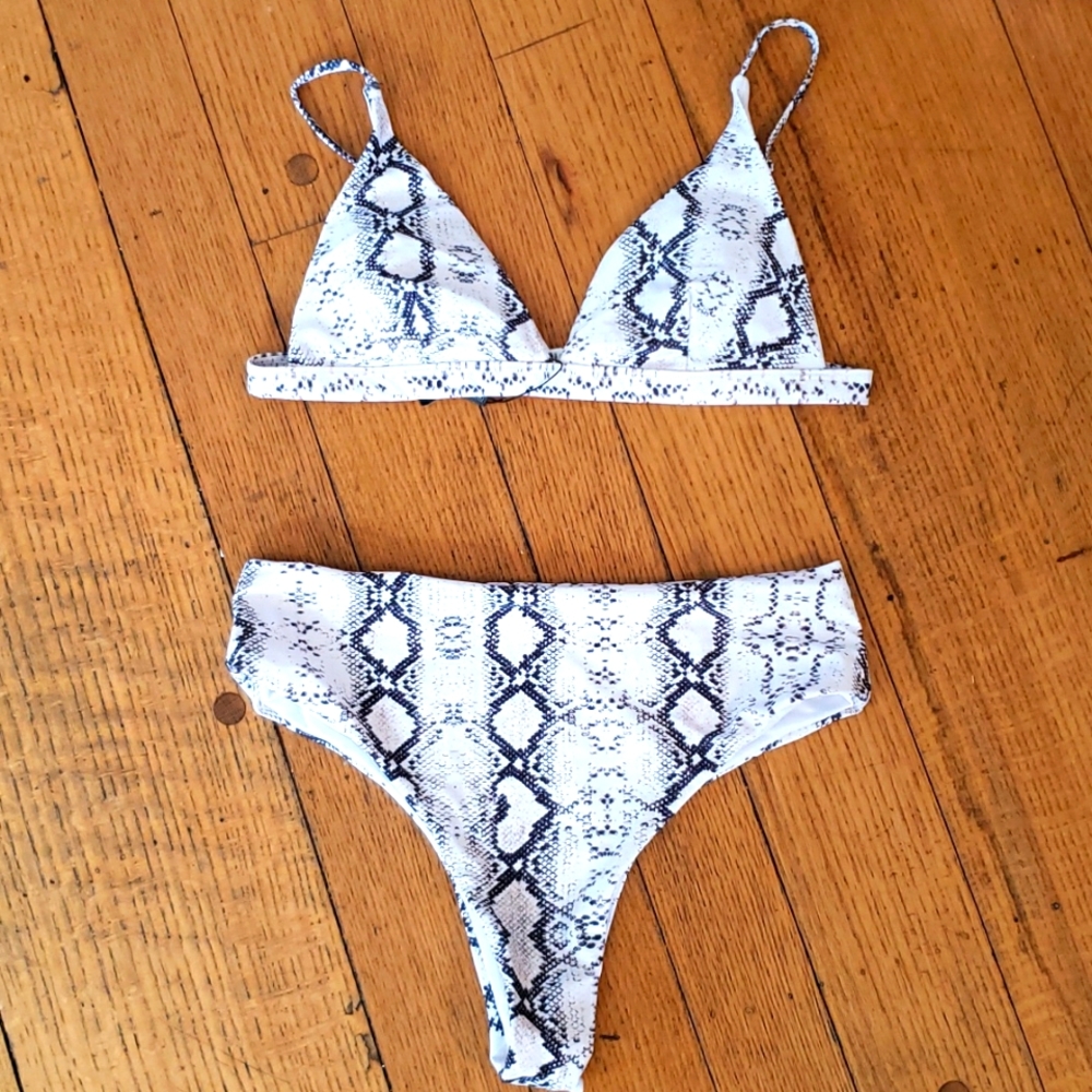 White bikini